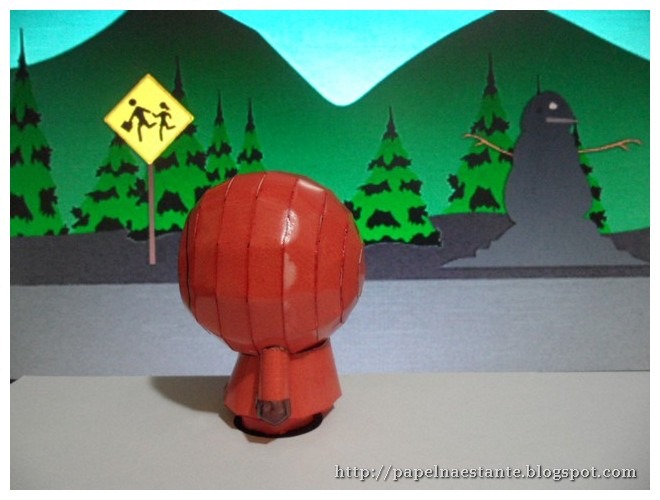 Papel na Estante: South Park Papercraft: Kenny McCormick